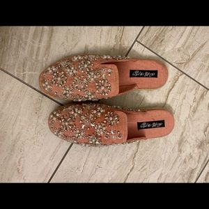 Naughty Monkey Espadrilles Slides size 9